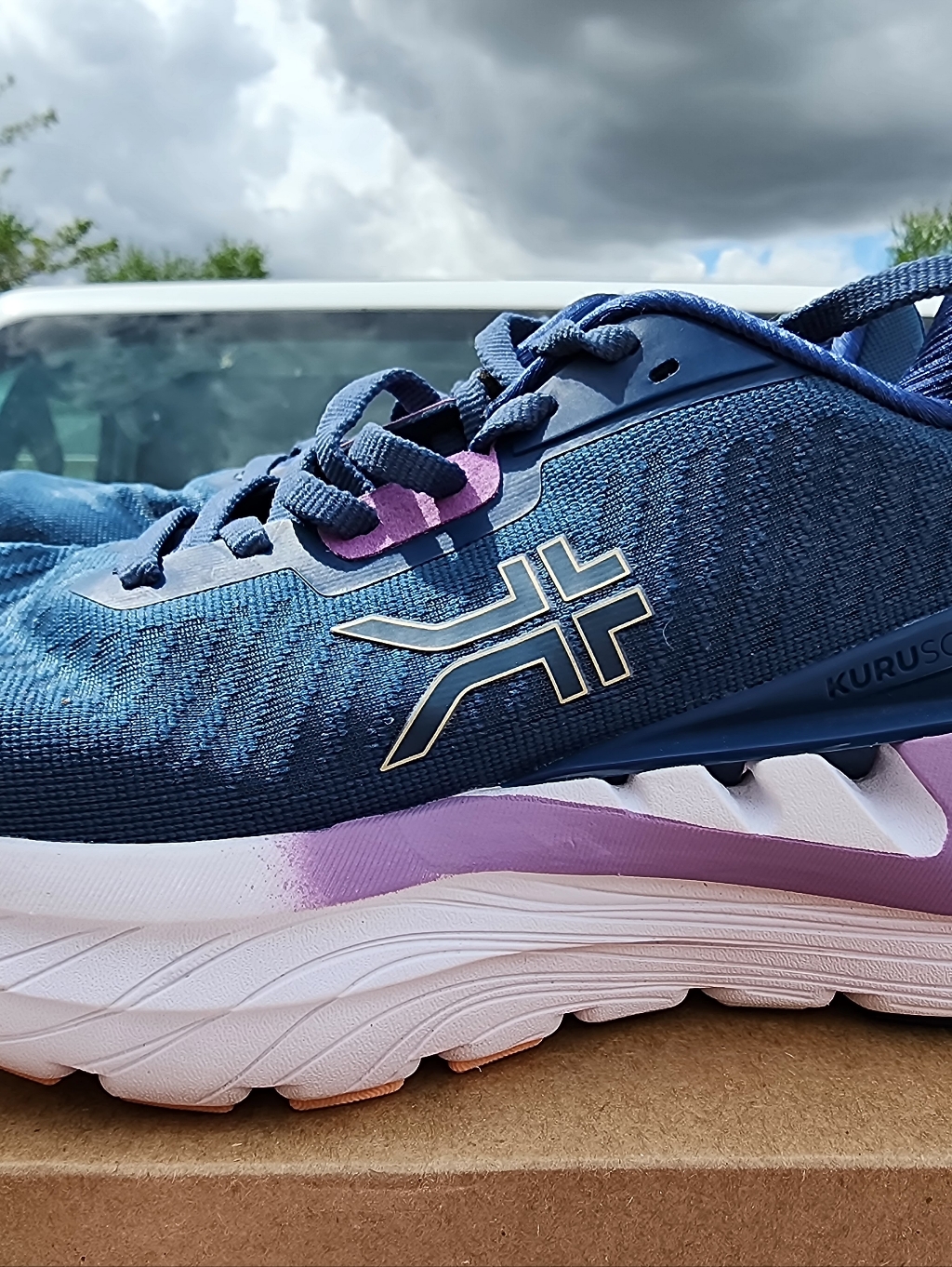 Kuru Triple Max Ion Blue With Purple Accent Women's Athletic Shoe!
